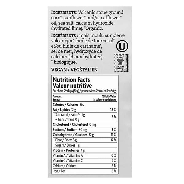 Chips tortilla biologiques Que Pasa Kirkland Signature