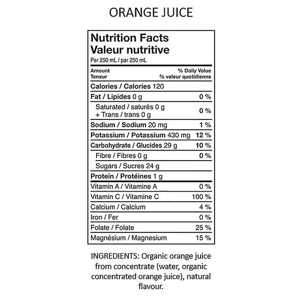 Grown Right - Jus d’orange biologique, 2 x 1,89 L