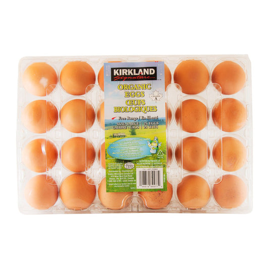 Kirkland Signature - Oeufs biologiques gros Paquet de 24