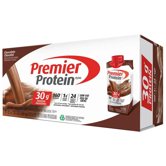 Frappé hyperprotéiné Premier Protein, Chocolat, 18 × 325 mL