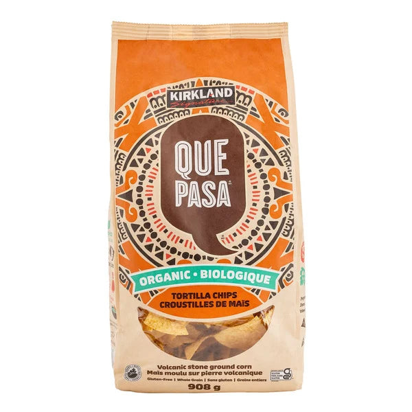 Chips tortilla biologiques Que Pasa Kirkland Signature