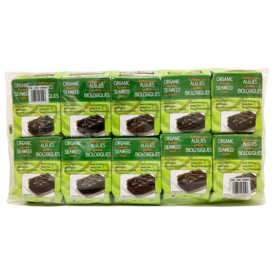 Kirkland Signature - Collation aux algues grillées biologiques, 10 × 17 g